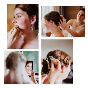 Brautstyling von Nicole [fleurbleuedesign.com]