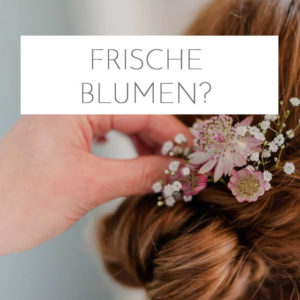 Tipps für Blumen als Haarschmuck – Update
